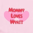 thumbnail image 2 of CafePress - Mommy Loves Wyatt Infant Bodysuit - Baby Light Bodysuit, Size Newborn - 24 Months, 2 of 4