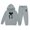 Q147 Grey, variant on Angala 2 Piece Outfits For Girls Hooded Long Sleeve Bowknot Print Sweatshirt With Jogger Pants Set Girls Autumn Daily Wear Clothes