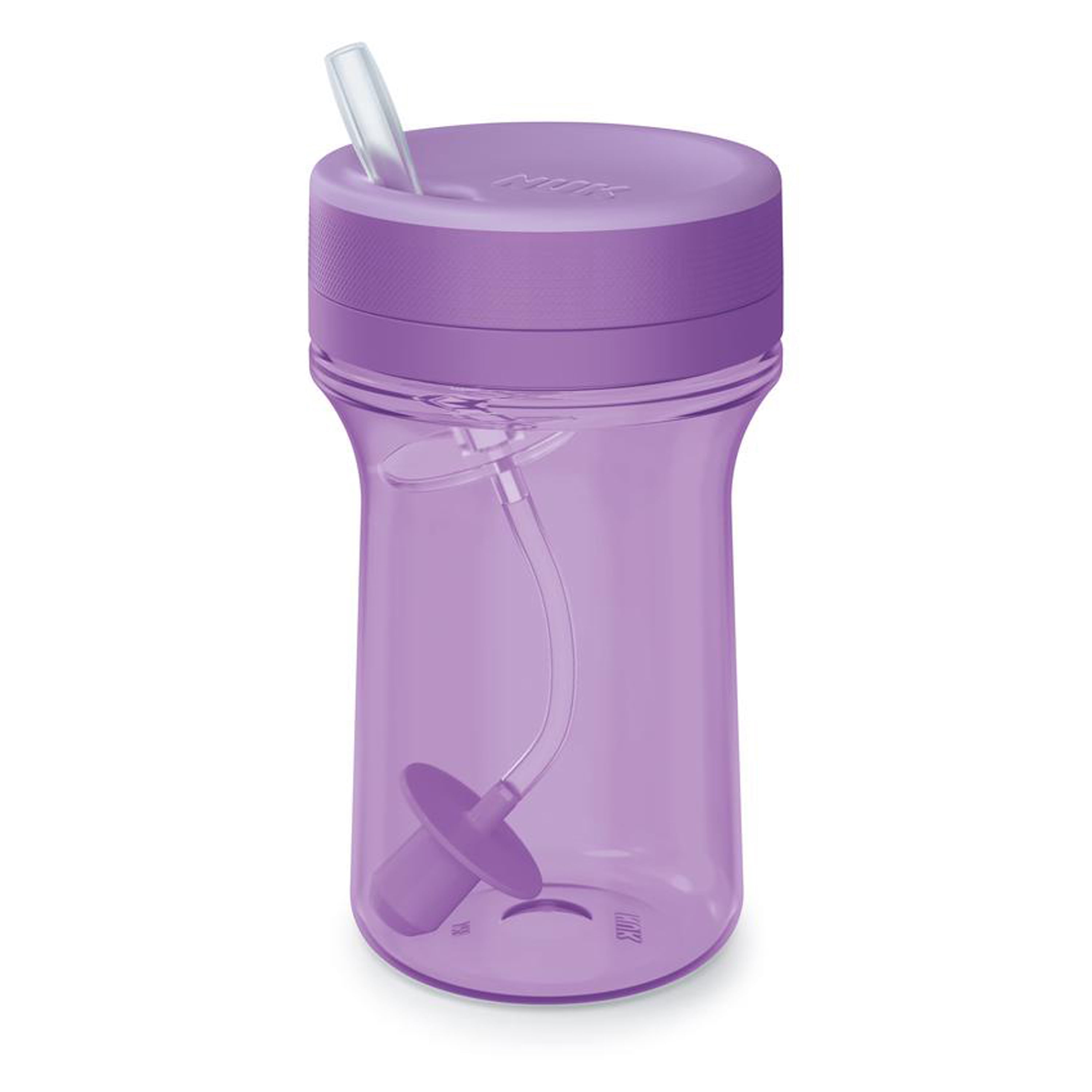 NUK® Everlast Weighted Straw Cup, 10 oz., Purple