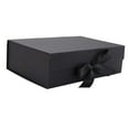 thumbnail image 1 of TISHITA Gift Box with Ribbon Closure with Lids Proposal Gift Boxes Presentation Box Gift Black, 1 of 8