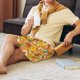 thumbnail image 5 of Fotbe Daisy maple fall Pantalones Cortos de Pijama para Hombre, Ropa de Dormir, Pantalones de Pijama Cortos para Hombre-XX-Large, 5 of 6