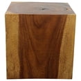 thumbnail image 5 of Haussmann Wood Cube Table 18 in SQ x 18 in High Hollow Inside Walnut Oil, 5 of 5