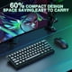 thumbnail image 3 of Teclado Aula WIN60 HE 60% mecánico para juegos con cable RGB, 3 of 9