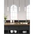 thumbnail image 5 of 12.5 Inch 7W 1 Led Pendant     -Traditional Installation Et2 Lighting E25038-Wtbk, 5 of 5