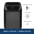 thumbnail image 2 of Fellowes Powershred LX180 16-Sheet Cross Cut Personal Paper Shredder (FEL5501601), 2 of 7