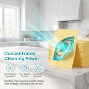 100 Piece Multi-Surface Floor Cleaning Tablets – Concentrated Cleaner for Hardwood, Tile, Laminate, Floor Cleaner Tablets