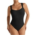 thumbnail image 2 of Wancir Women's High-Compression Yoga Bodysuit Solid Color with Tummy Control & Seamless Design, 2 of 6