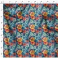 thumbnail image 4 of Soimoi Poly Canvas Blue Fabric By the Yard - 56 Inch Wide - Florals Print Fabric - Elegant and Timeless Patterns for Fashion and Home Decor Printed Fabric, 4 of 6
