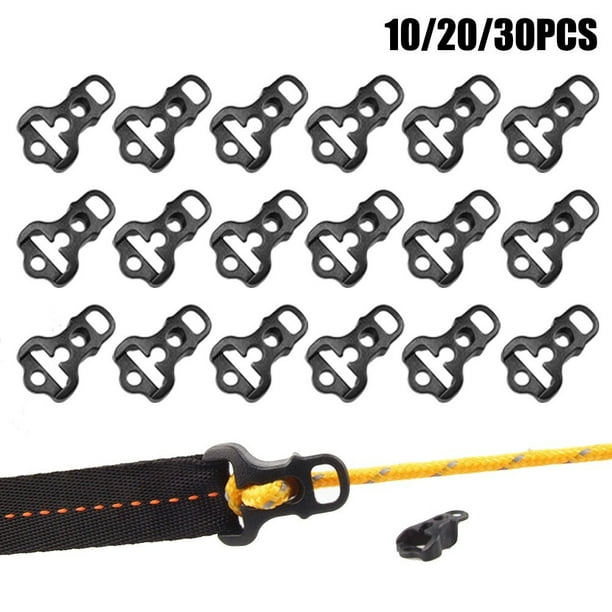 Camping Awning Tent Guy Line Tensioner Guy Lines Stoppers Cord Rope  Tightener 