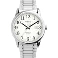 thumbnail image 3 of Timex Men's Easy Reader Date Silver/White 38mm Casual Watch, Tapered Expansion Band, 3 of 5
