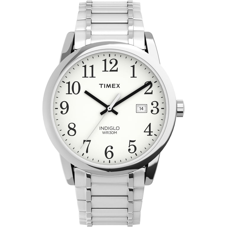 Timex Men's Easy Reader Silver Watch with Expansion Band photo 2
