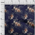 thumbnail image 2 of oneOone Cotton Poplin Twill Navy Blue Fabric Florals Sewing Fabric By The Yard Printed Diy Clothing Sewing Supplies 56 Inch Wide, 2 of 4