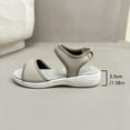 thumbnail image 4 of Gspmoly Sandales à Enfiler pour Femmes, Pantoufles Décontractées Mode pour Femmes à Bout Rond, Chaussures de Plage Confortables Décontractées, Pantoufles de Maison pour Femmes Beige 42, 4 of 9