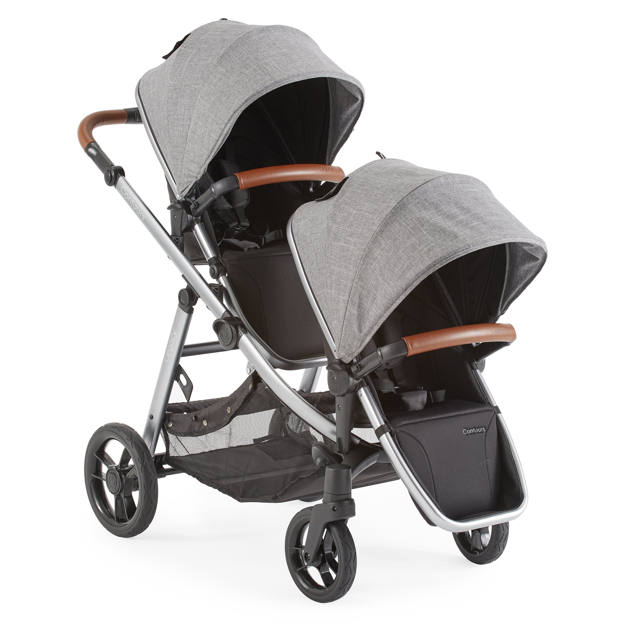 Contours Legacy Convertible 1-to-2 Grow-With-Me Stroller, Graphite Gray, Unisex