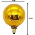 thumbnail image 3 of Newway Edison Bulb Classic 3d Firework Led Light Source 220/240v E27 Decorative Bulb G125 Gold [energy Class A+], 3 of 4