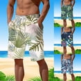 thumbnail image 2 of CHENge Swim Shorts Men Breathable Hawaiian Print Quick Dry Surf Board Shorts with Pockets Stretch Fabric Summer Swimwear, 2 of 4