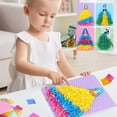 thumbnail image 4 of 4pcs Poke Art Craft Set Age 4-12 - Princess Dress up DIY Animal Puzzle Poke Painting Toy, Easter Decor Activity Game Birthday Gift, All-in-One Art Craft Activity Set, Multicolor, 4 of 6