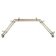 thumbnail image 4 of Akosua 13/16" Double Bay Window curtain rod Adjustable 20"-36", 38"-72" - Antique Brass,(ABay-61-4D), 4 of 4