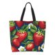 thumbnail image 1 of Fotbe Strawberry2 Bolsa Tote Estética de Lona con Estampado para Mujer - Bolsa Reutilizable de Hombro Casual para Vacaciones, Compras, Trabajo y Gimnasio, 1 of 8