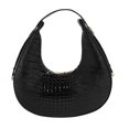 thumbnail image 1 of Women's Simple Fashion Tote Double Zipper PU Leather Shoulder Bag for Outdoor, 1 of 2
