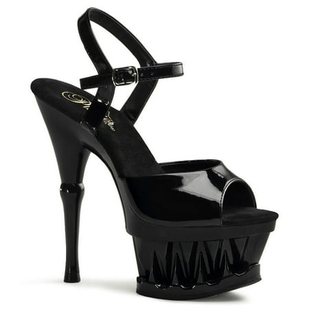 heel ankle sandals strap platform patent sexy inch shoes club