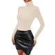 thumbnail image 1 of Gibobby Suéteres mujer, Suéteres de invierno para mujer 2023, cuello alto, manga larga(Beige,M), 1 of 5