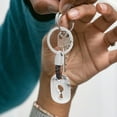 thumbnail image 3 of 2 Pcs Keychain for Boyfriend Couple Delicate Gift Man Newborn, 3 of 6
