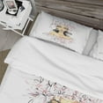 thumbnail image 4 of Designart 'Young Girl in Flowers' Glamour Duvet Cover Set, 4 of 4