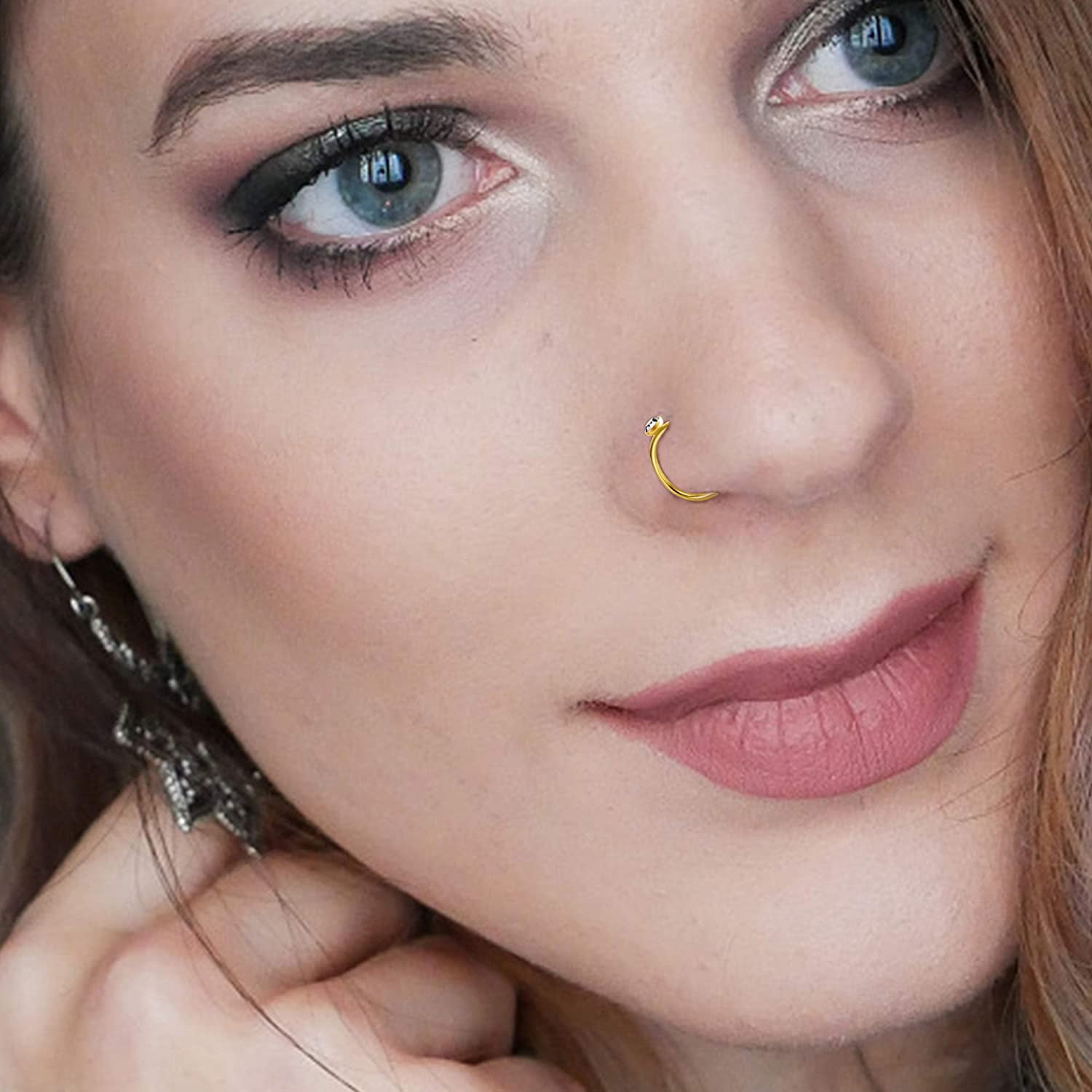Drperfect Nose Ring Studs 100pcs 316L Stainless Steel Nose Ring Hoops Tiny Bone Studs for Women Men Nose Piercing Jewelry Drperfect Nose Ring Studs 100pcs 316L Stainless Steel Nose Ring Hoops Tiny Bone Studs for Women Men Nose Piercing Jewelry