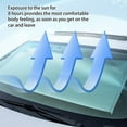 thumbnail image 5 of CHUANK 23x49in Car Retractable Curtain  Sun Protection Cool Windshield Sunshade  Retractable Sunshade for Car  Car Window Shades Front Rear Windshield, 5 of 5