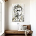 thumbnail image 2 of Elephant Stock Simmering Buddha Wall Art - Vertical Canvas Wall Art - Living Room Wall Decor - People Canvas - Beige And Gray Decor By e. Anthony Orme - 30" x 45", 2 of 4
