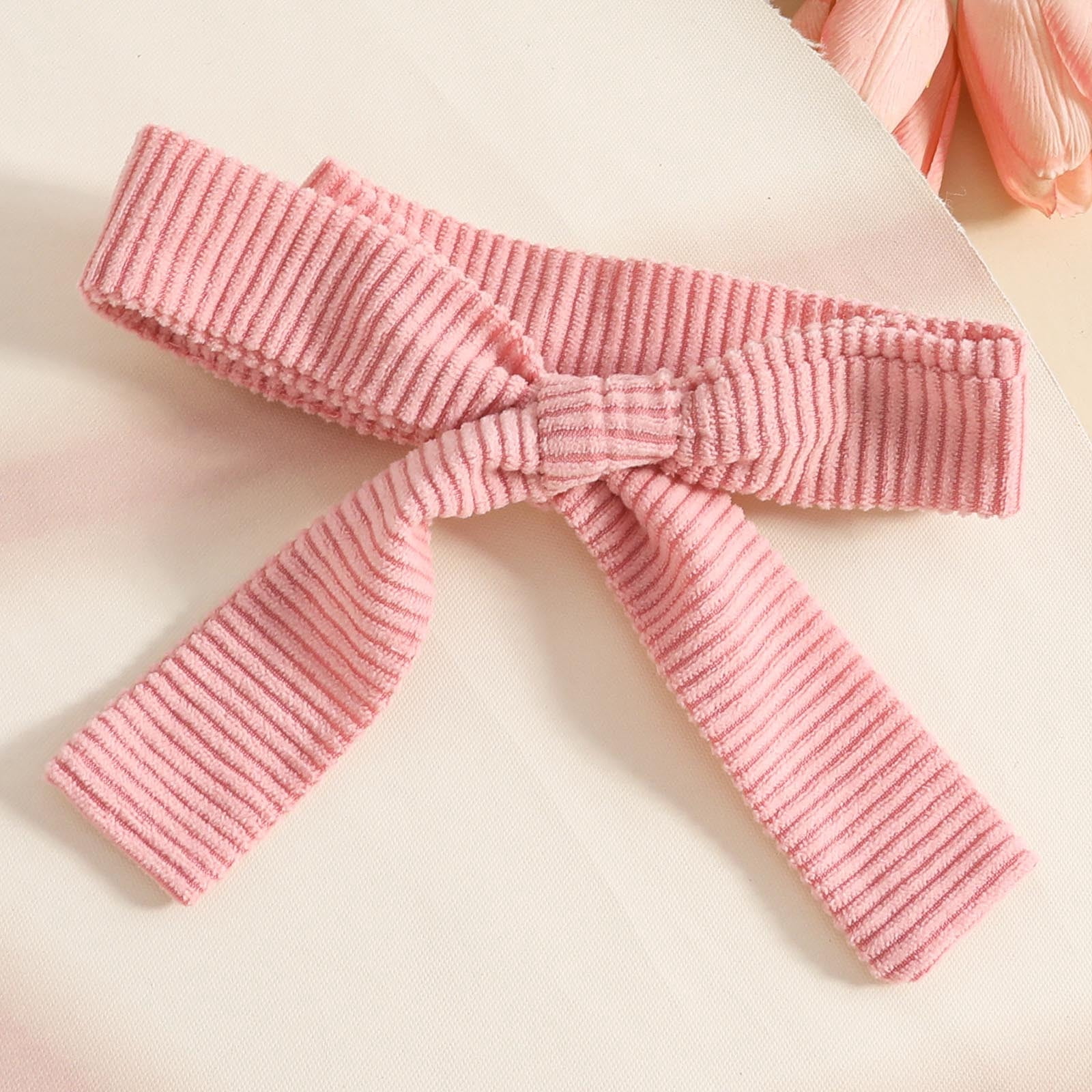 THDHVS Newborn Girl Outfits,Girls' Clothing Sets,Bear Embroidered Overalls Set with Ribbed Bodysuit and Headband for Baby Girl Cozy Outfit 0-3 Months