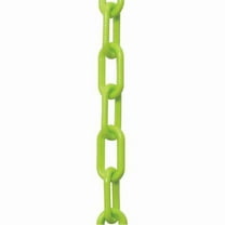 Manufacturer Varies Plastic Chain, Safety Green, 50 ft Length, Gloss 30014-50