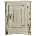 thumbnail image 3 of Montana Woodworks Right Hinged Solid Wood Accent Cabinet in Natural, 3 of 7