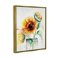 thumbnail image 3 of Stupell Modern Sunflowers Watercolor Style Bouquet Botanical & Floral Painting Gold Floater Framed Art Print Wall Art, 3 of 6