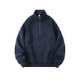 thumbnail image 1 of Ceisia Men's Oversize Stand-Collar Half-Zip Color-Blocked Pullover (Multi-Style) Gift, 1 of 4