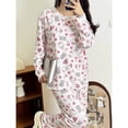 thumbnail image 3 of Pijama de Hello Kitty estilo japonés estilo Instagram, pantalones de manga larga para mujer, ropa de casa para estudiantes con dibujos animados de primavera y otoño, 3 of 5