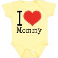 thumbnail image 3 of Inktastic I Love Mommy Heart Boys or Girls Baby Bodysuit, 3 of 5