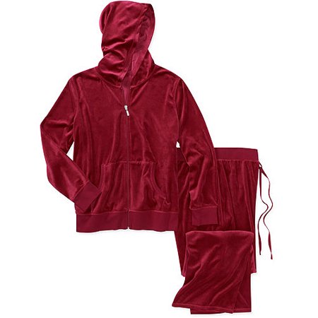 Danskin Now Womens Plus-size Velour Hood - Walmart.com