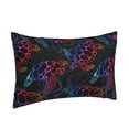 thumbnail image 2 of Naloa Sea Turtle Pillowcase, Throw Pillowcase, Wrinkle-Free, Stain-Resistant with Hidden Zipper for Bedroom Sofa - 16"x24", 2 of 9