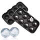 thumbnail image 1 of Molde de silicona para bolas de hielo con 8 orificios Molde redondo para cubitos de hielo con ocho rejillas Con tapón transparente y embudo para pudín, chocolate o cócteles, whisky, 1 of 8