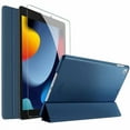thumbnail image 1 of For iPad Air 13 Inch M2 Case 2024 / iPad Pro 12.9 Inch Case 6th/5th/4th Generation Case with Screen Protector Pencil Holder,Slim Soft TPU Back Tablet Cover, Auto Sleep/Wake Protective Cover - Blue, 1 of 5