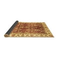 thumbnail image 2 of Ahgly Company Indoor Square Abstract Brown Modern Area Rugs, 4' Square, 2 of 4