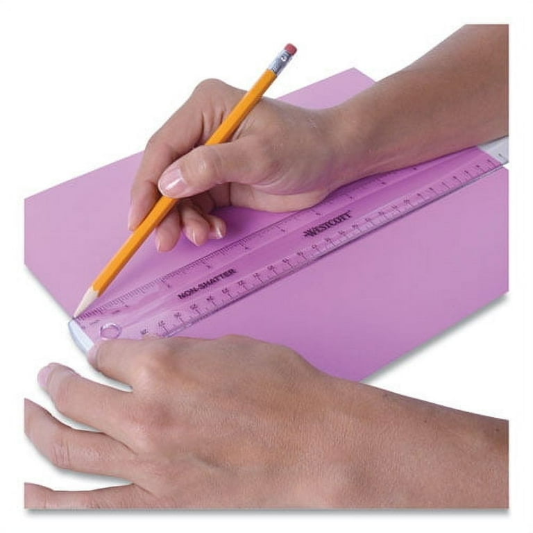 Non-Shatter Flexible Ruler, Standard/Metric, 12 Non-Shatter Flexible Ruler, Standard/Metric, 12