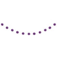 thumbnail image 2 of Tissue Paper Honeycomb Ball Garland, 7 ft, Purple, 1ct, 2 of 2