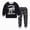 M526-Black, variant on NOLDARES Toddler Boys Pajamas Cotton Fall Pjs for Boy Jammies Cartoon Sleepwear Long Sets(M526-AG)