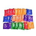 thumbnail image 1 of Juego de bolsas de frijoles para Cornhole, bolsa para lanzar números, formas coloridas, letras, para niños carta, 1 of 9