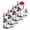 White, variant on Crane Kitchen Dish Towels for Drying Dishes Set of 4, Black White Ink Wash Red Moon Botanical Waffle Weave Microfiber Hand Tea Bathroom Towels Quick Dry & Absorbent Towel 15.7x23.6