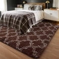 thumbnail image 5 of Homore Geometric Area Rugs for Bedroom Living Room Decor 6' x 9' Brown/Camel, 5 of 8