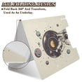 thumbnail image 2 of FORMRS A4 Clipboard Folder with Pen Holder Horizontal Foldable School Office Binder, Beige Astronaut Planet, 2 of 9
